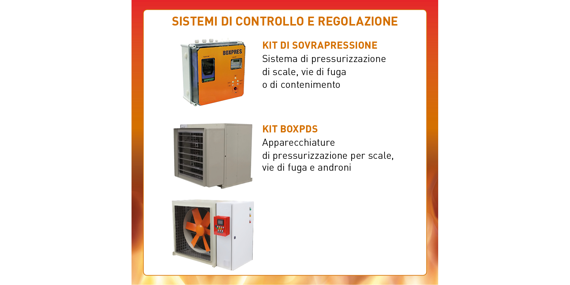Soluzioni integrali per il controllo del fumo e del calore. UNI EN 12101-6: 2005 (EC 2007) Sistemi a differenza di pressione