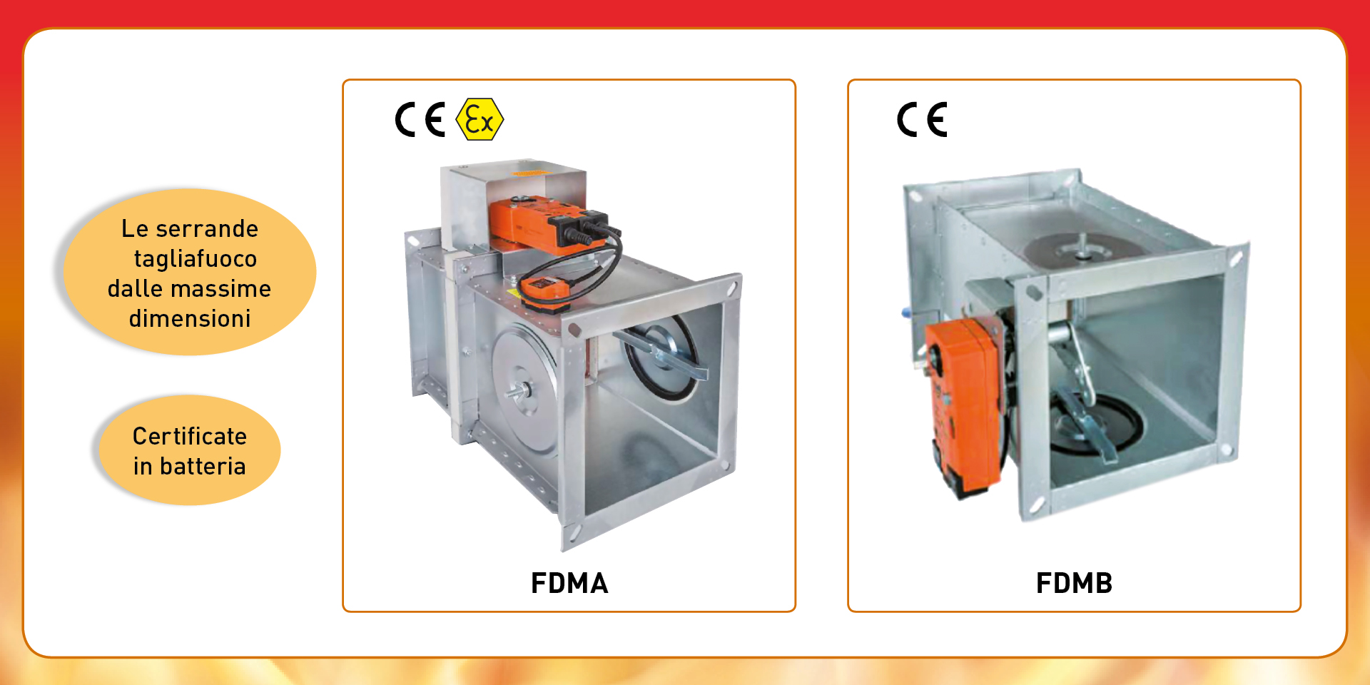 FDMA e FDMB le serrande dalle massime dimensioni certificate in batteria