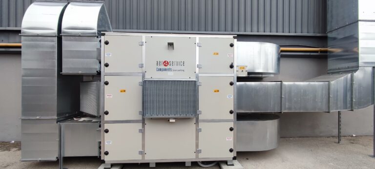 Realizzazione di REC10000 – Recuperatori di calore 10.000 mc/h con batterie di post riscaldo